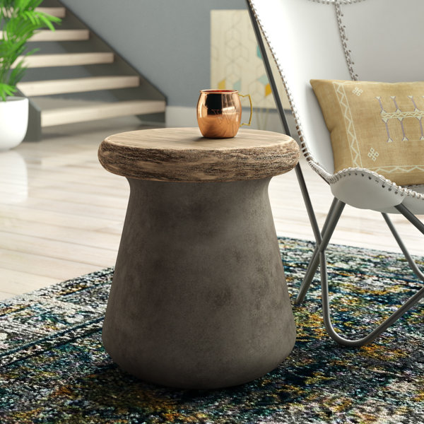 Trent Austin Design® Delwood Drum End Table & Reviews Wayfair
